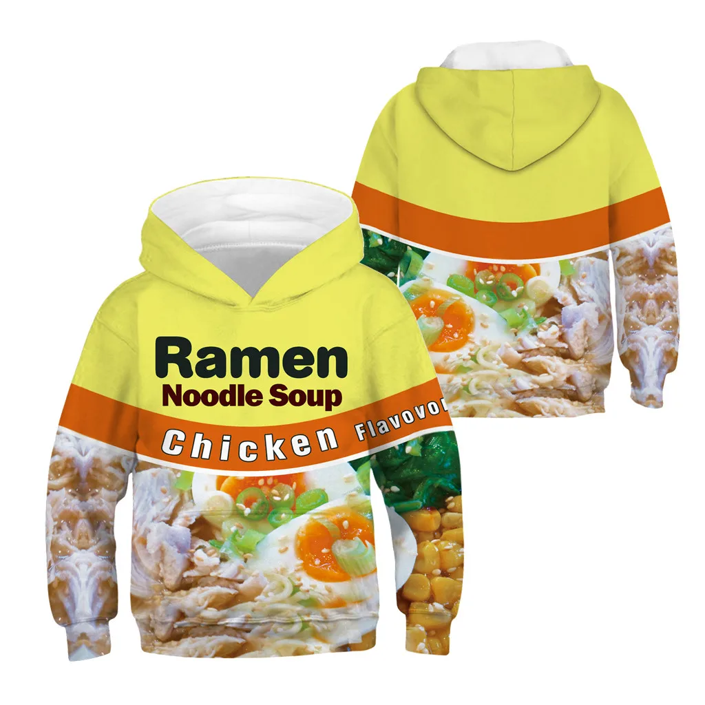 

2019 Winter Warm Fahion Printed Teen Girl Boy Fleece Print Long Sleeve Cartoon Sweatshirt Pocket Pullover Hoodie Kids Clothes