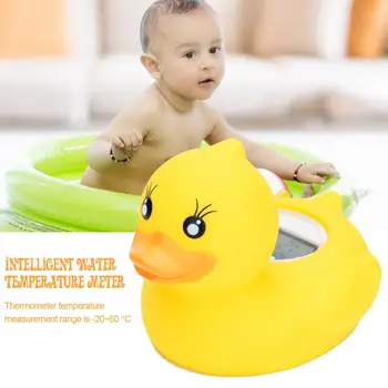 

Electronic Thermometer for Baby Pool Chronograph Alarm Cartoon Water Room Temperature Small Yellow Duck Thermometers