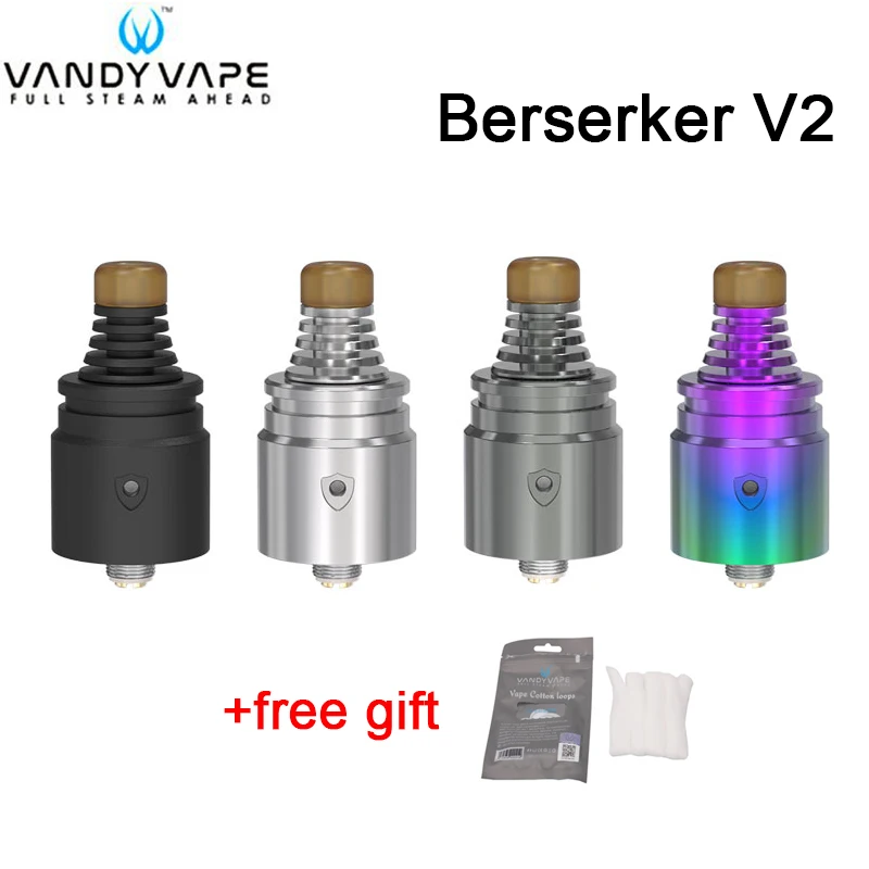 Оригинальный вейп Vandy Berserker V2 MTL RDA 1 5 мл испаритель VandyVape BSKR электронные сигареты VS