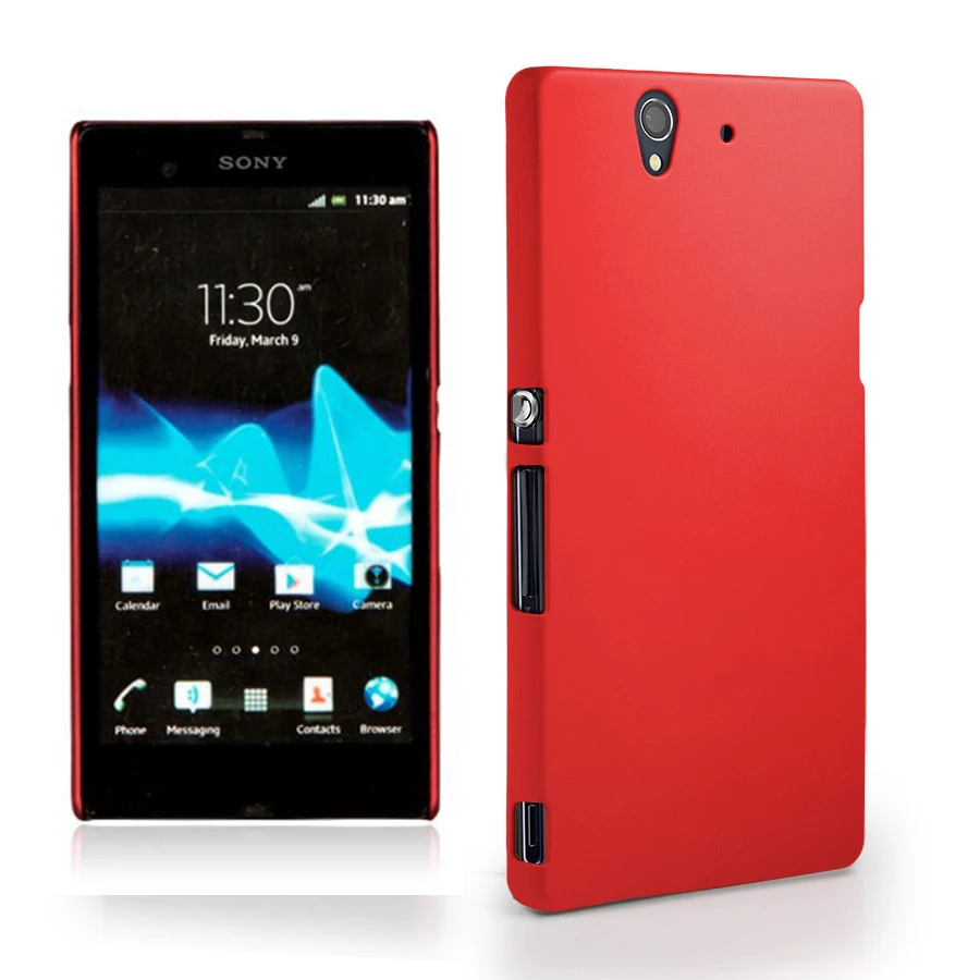 Матовый Резиновый чехол накладка для Sony Xperia Z L36H L36 L36i C6603 C6602 LT36|case for sony xperia|case sonycase