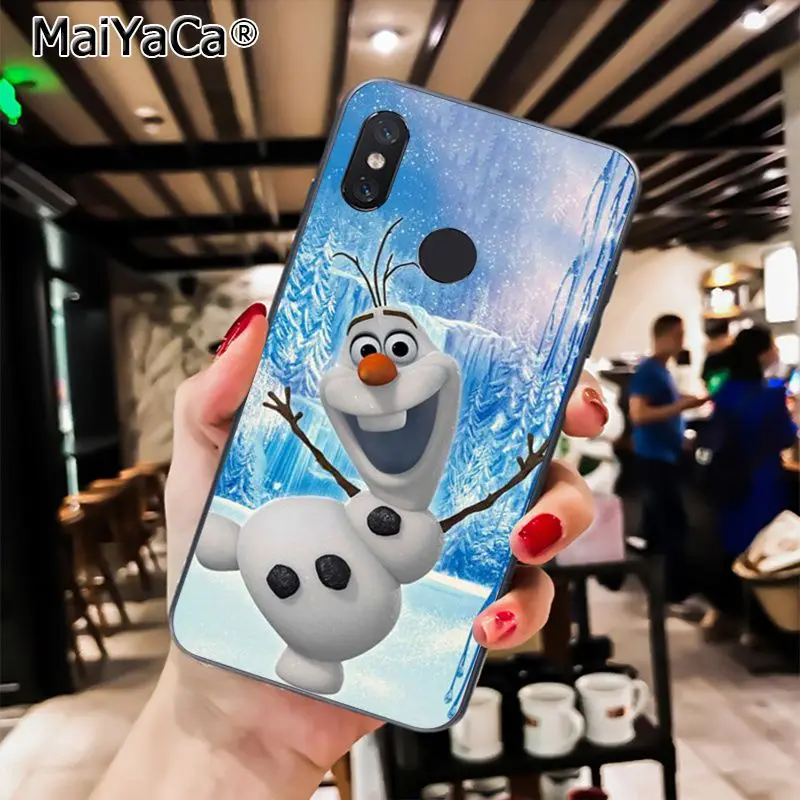 MaiYaCa милый Олаф снеговик, корпус под плетенную сумку чехол для телефона для Xiaomi Redmi8 4X 6A S2 7A 5A Redmi 5 5Plus Note5 7 Note8pro - Цвет: A4
