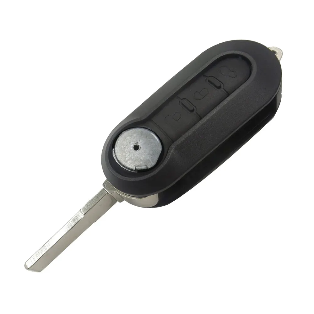 

Replacement Key Fob Shell For Fiat 500 Panda Punto Bravo 3 Button Flip Flod Combo Case Remote Car Styling Key For Fiat