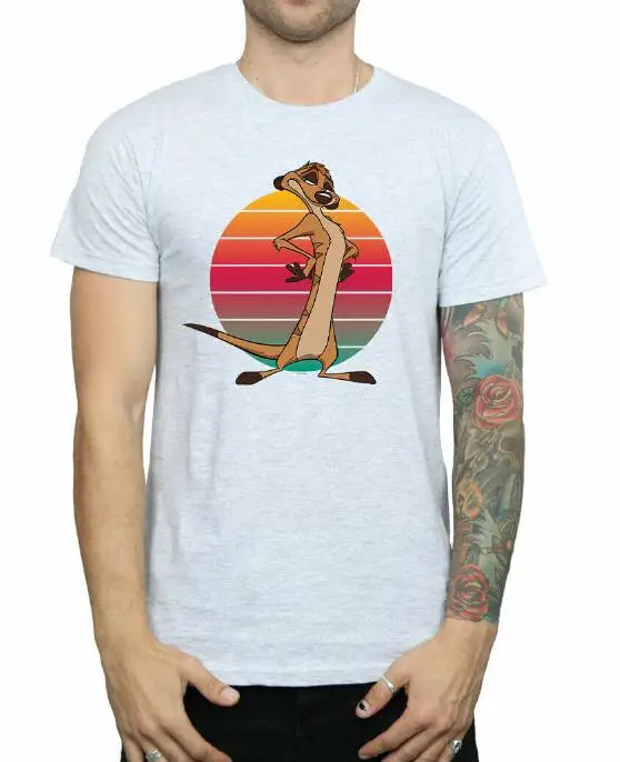 

Men's The Lion King Timon Sunset T-Shirt Men Women Unisex Fashion tshirt Free Shipping
