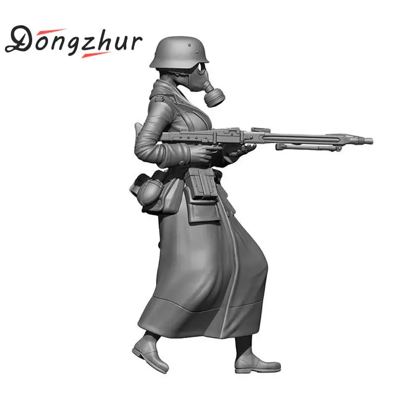 

Dongzhur 1/35 Resin Soldier+gun Model German Gunner Resin Soldier Diy Home Decoration Handicrafts Assembling Toys Soldier Model