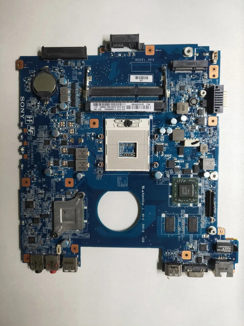 

For SONY DA0HK6MB6G0 MBX-268 for board Vaio SVE14 Laptop motherboard HM70 with GPU DDR3 Main board test ok goods