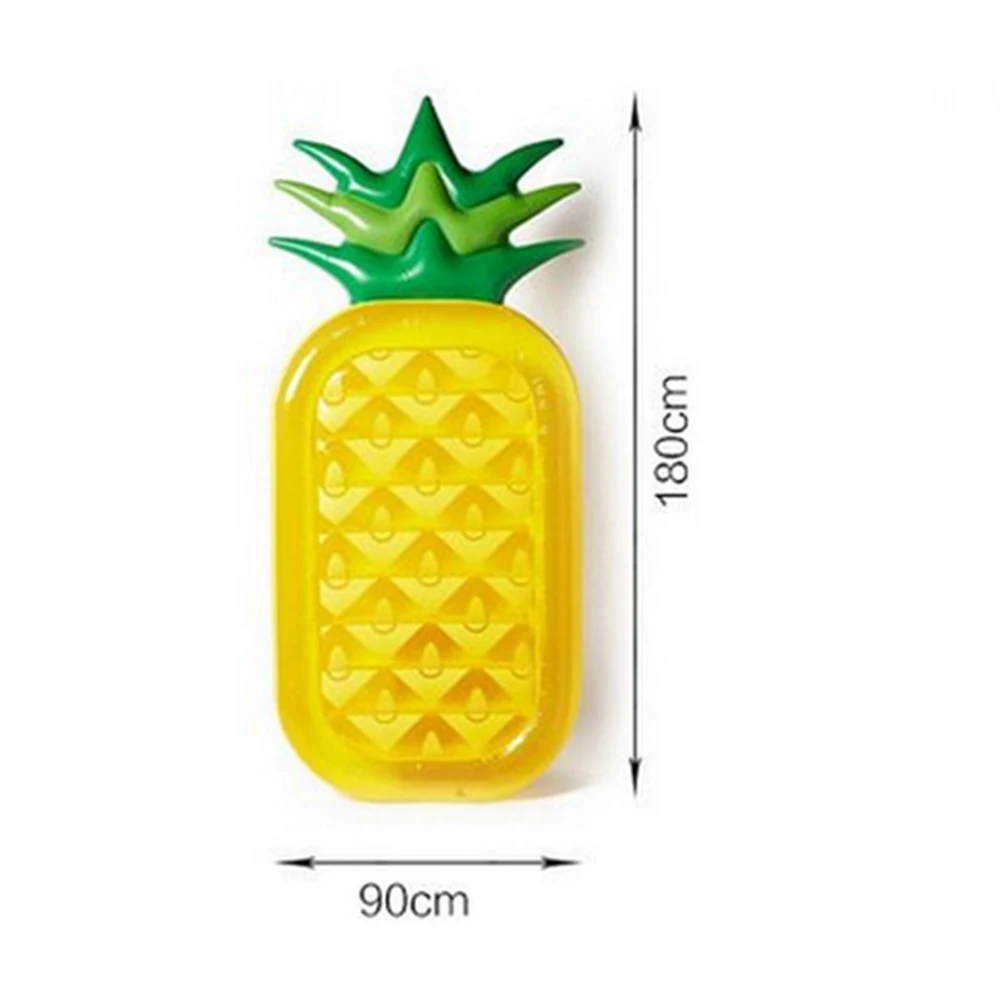 

1 Pcs Summer Beach Swimming Pool Float Mattress Inflatable Pineapple Lounge Seat Raft Floating Bed Air Mat Water Game Toy