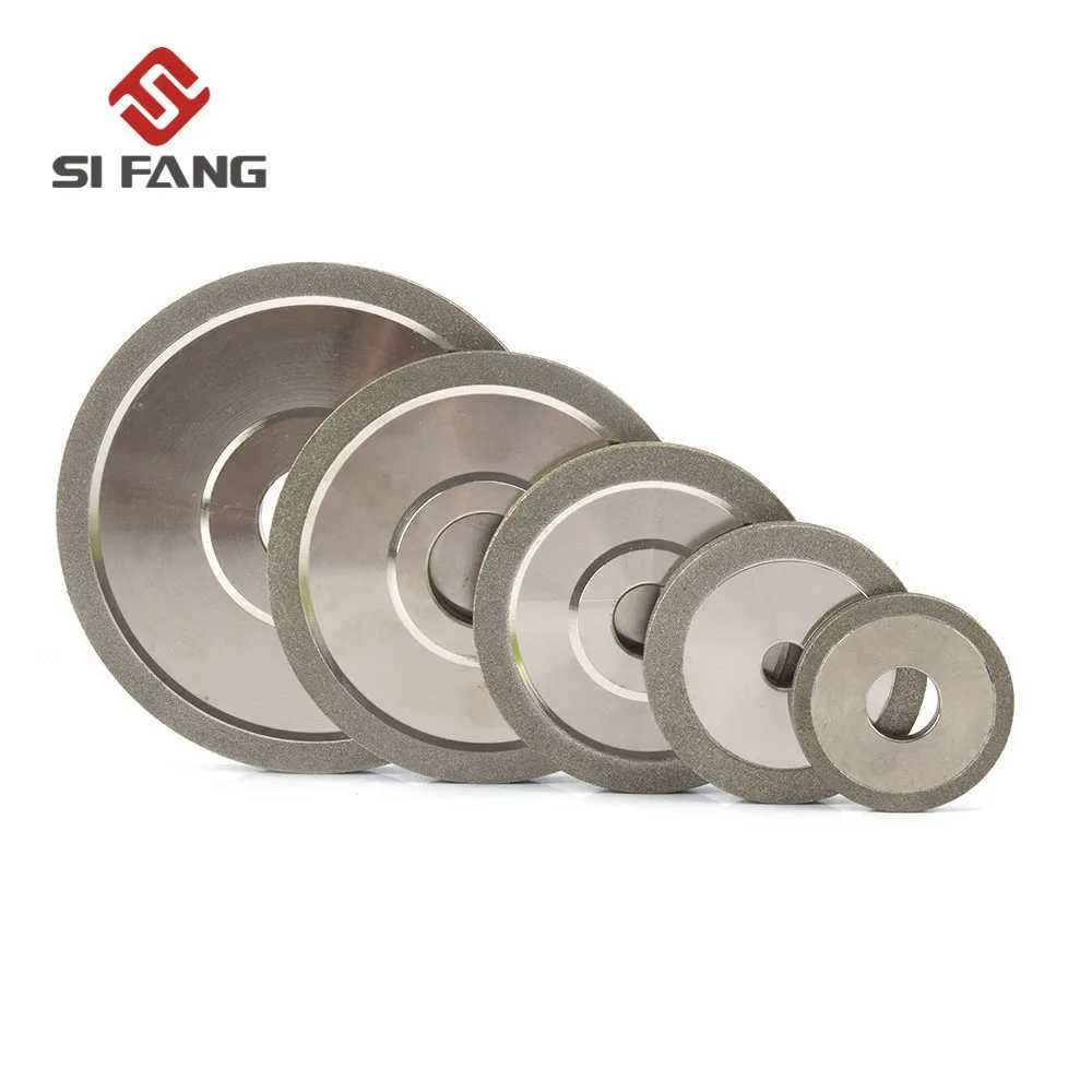 3/4/5/6inch Electroplated Flat Diamond Grinding Wheel For Metal Milling diamond disc sharpening Accessories 100/150/180#