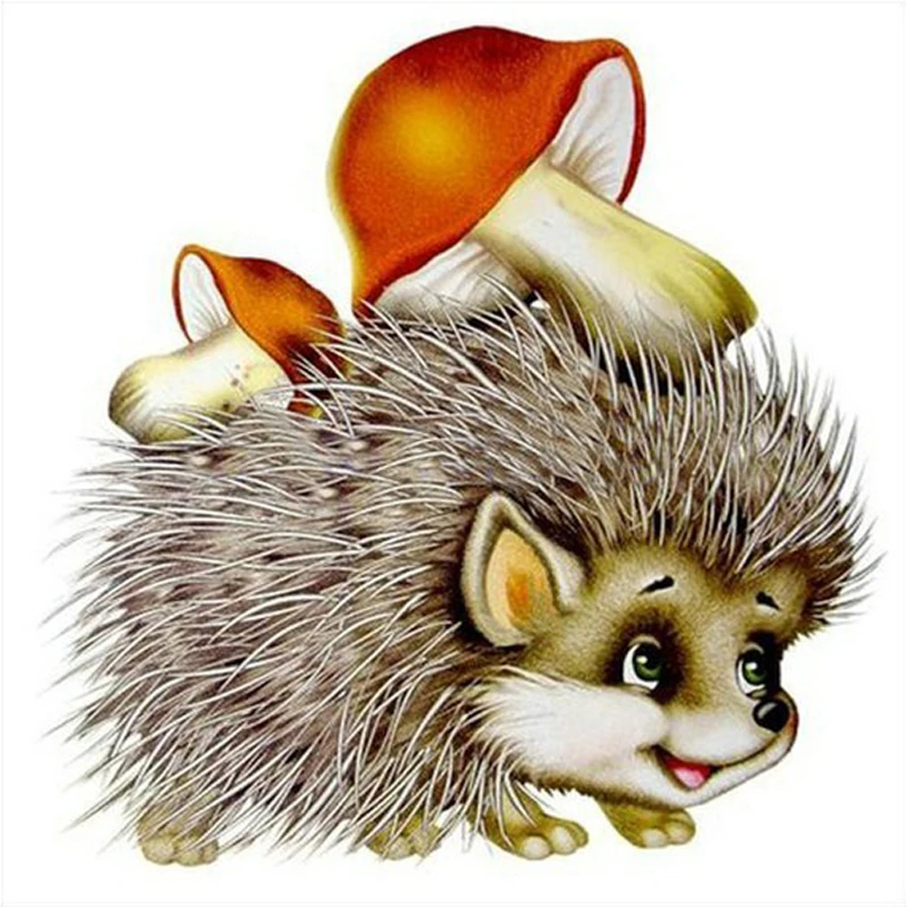 New Diamond Embroidery Hedgehog 5D DIY Diamond Painting Cross Stitch