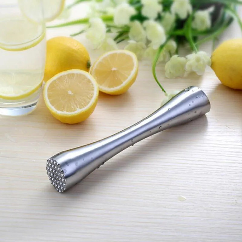 Stainless Steel Cocktails Mojito Muddler Caipirinha Pestles Ice Hammer