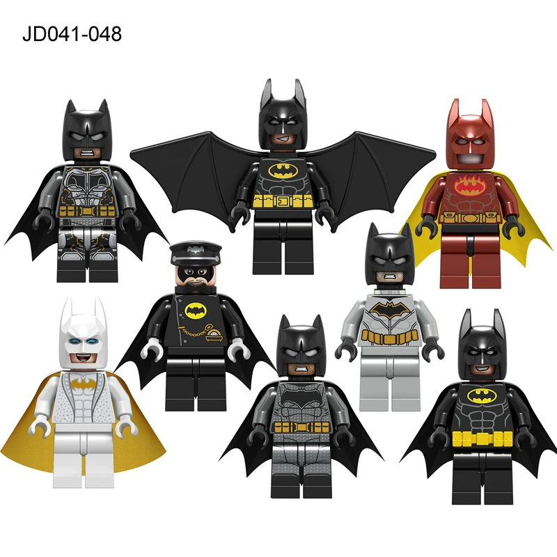 

Single Model building blocks bricks DC Super Heroes Figures Batman Iron Man Spider-Man Ebony Maw Thor toys for children