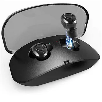 

Bluetooth 5.0+EDR Headset TWS Wireless Bluetooth Earphones Mini Sports Earbuds Stereo Headphones With 2500mAh Charging Box 3C14