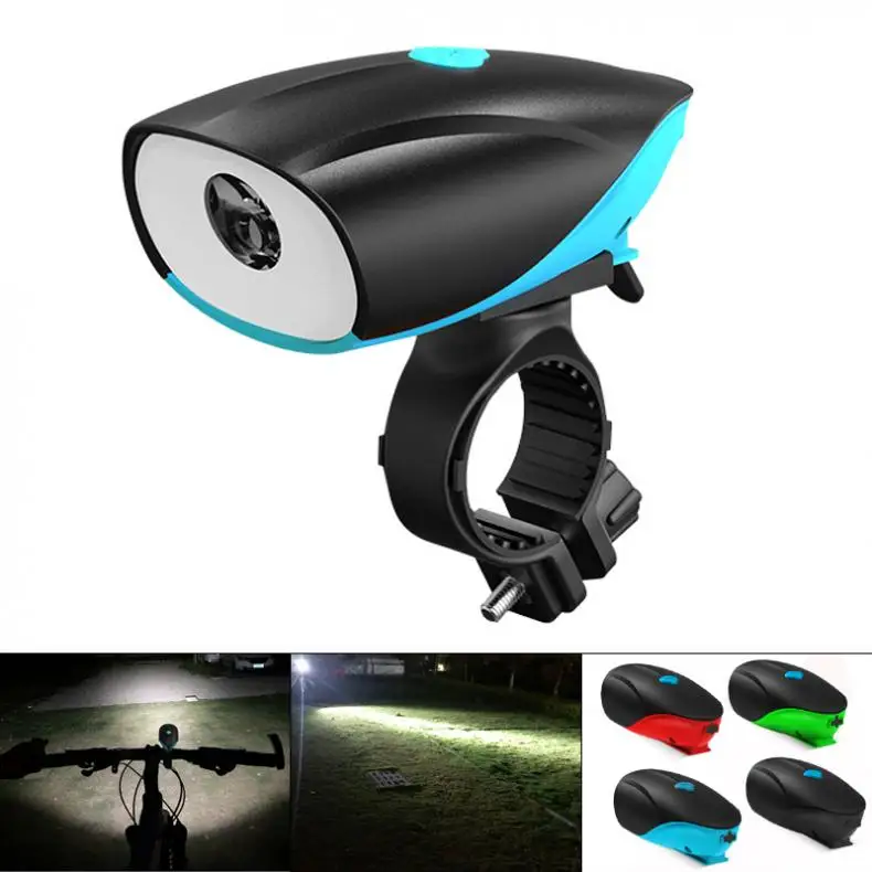 

D5588 750LM T6 LED Bicycle Light Front Micro USB Charging Speaker Bike Lamp Headlight with 140db Horn Bike Bell Support 3 Modes