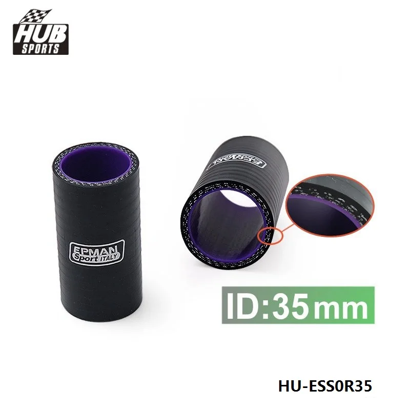 

1.38" 35mm 4-Ply Straight Silicone Hose Intercooler Coupler Tube Pipe BLACK For Scion FRS For Subaru BRZ GT86 HU-ESS0R35