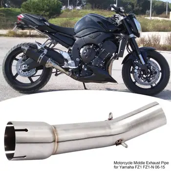 

Motorcycle Modification Exhaust Middle Link Pipe Muffler for Yamaha FZ1 FZ1-N 2006 2006 2007 2008 2009 2010 2011 2012 2013 2015
