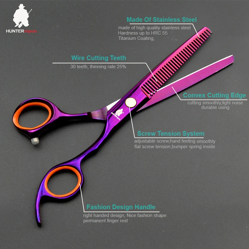 Скидка 50% Бесплатная доставка HUNTERrapoo парикмахерские scissros набор для