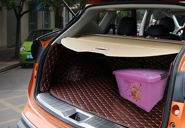 Для Nissan Qashqai J10 2008-2013 Алюминиевый+ брезентовый задний Чехол для багажника, защитный экран, тенты, аксессуары