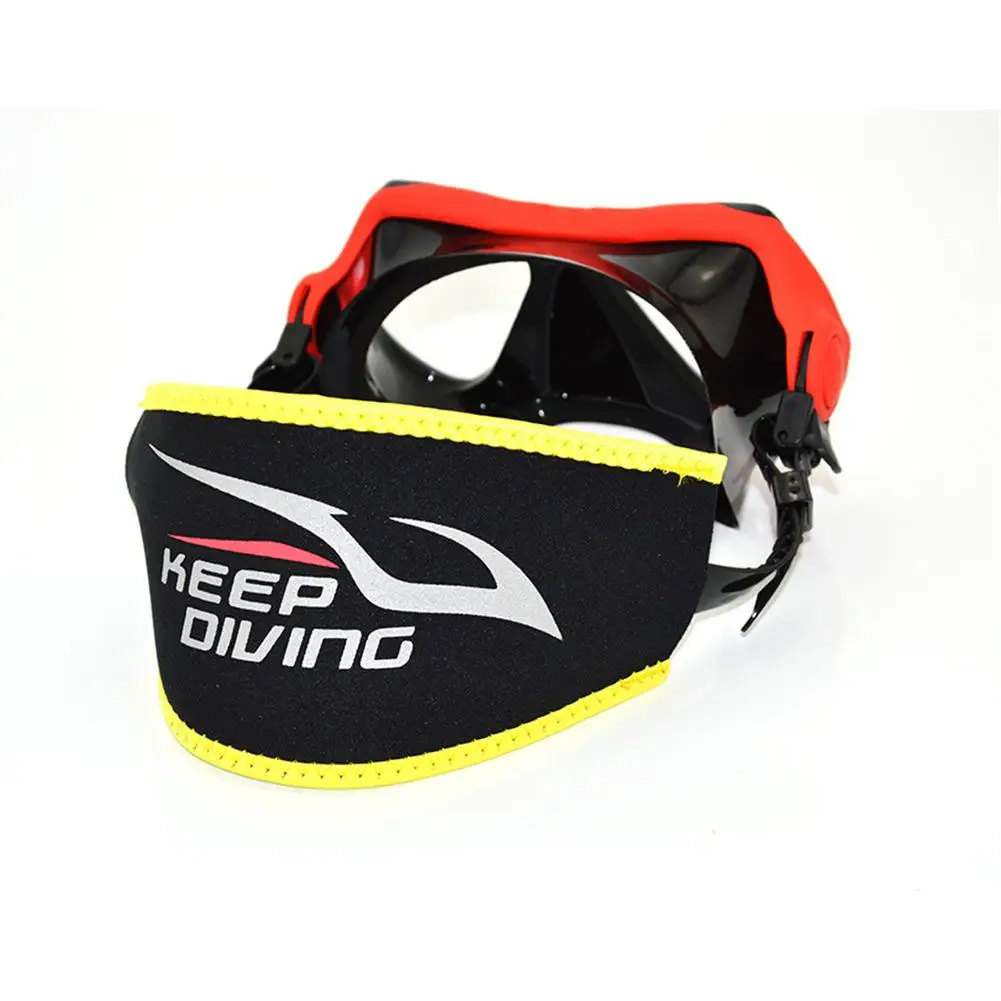 Neoprene Scuba Diving Mask Head Strap Cover Mask Padded Protect Long Hair Band Strap-Wrapper For Added Comfort Equipment