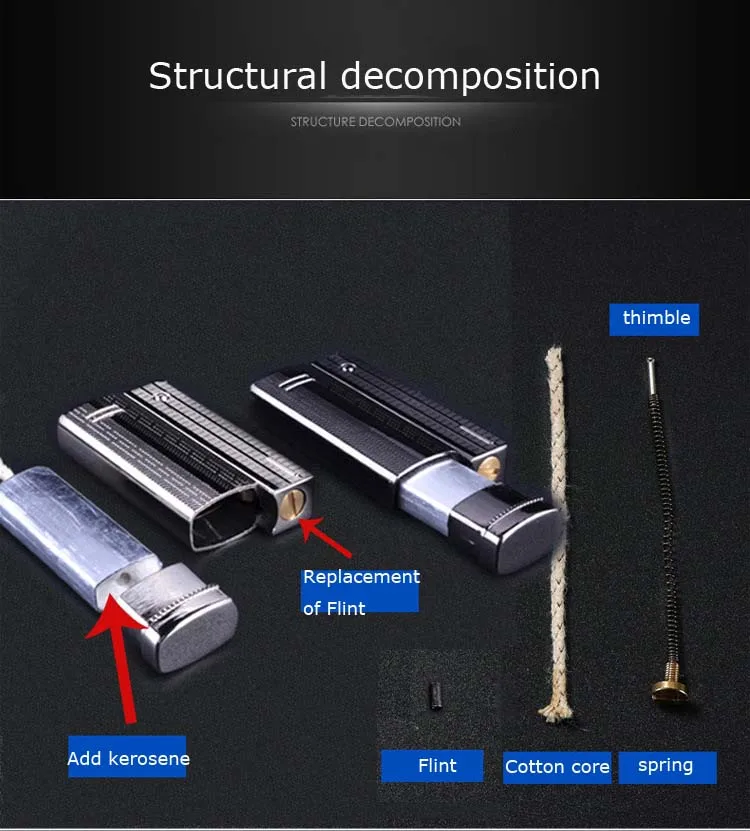 Винтажная газовая зажигалка мини-размера Cigaratte керосиновая Зажигалка кремневая бензиновая портативная масляная Зажигалка многоразовая бензиновая зажигалка