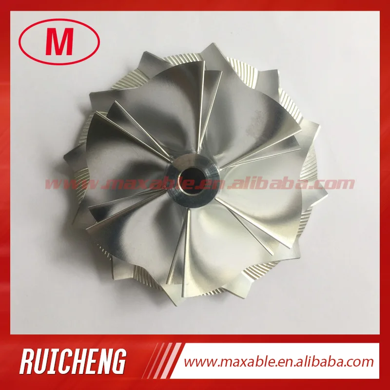 

GT15-25 784369-0001 46.50/60.01mm 6+6 blades high performance billet/milling/aluminum 2618 compressor wheel for 827056-0001