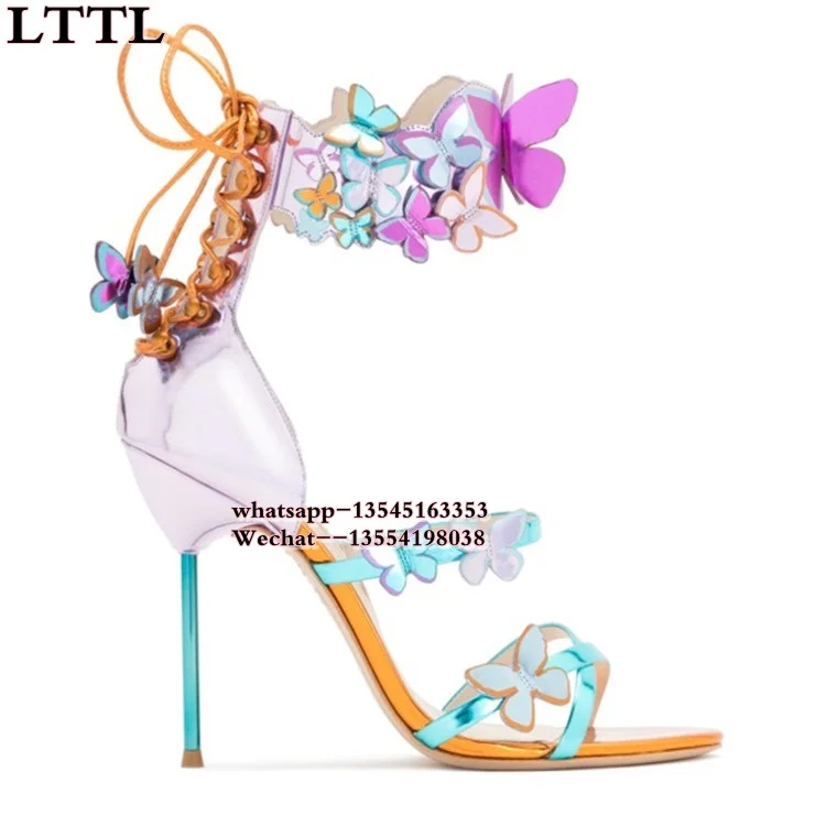 Sandali As Lace Viola Donne Partito Sottile nero 34 Alti Caviglia Up 2019 Di Cuoio The Dei Tacchi 42 as Farfalle Della Picture Abbellito Donna Cinghia Del Da Picture Scarpe Taglia RvExqwY4