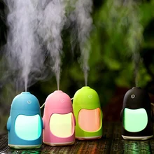 FFFAS USB Humidifier Air Spray Machine Penguin Shape Fog Sprayer Steam Maker Humid Air USB Gadgets for Winter Summer Tablet PC
