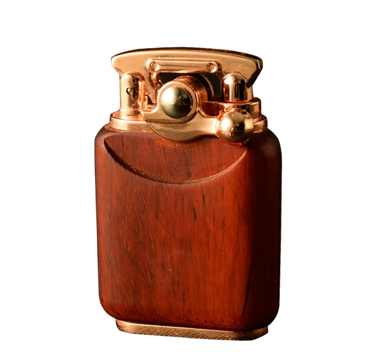 

Rosewood Lighter Gasoline For Cigarette Vintage G Grinding Wheels Oil Petrol Refillable Flint Kerosene Lighter LFB806