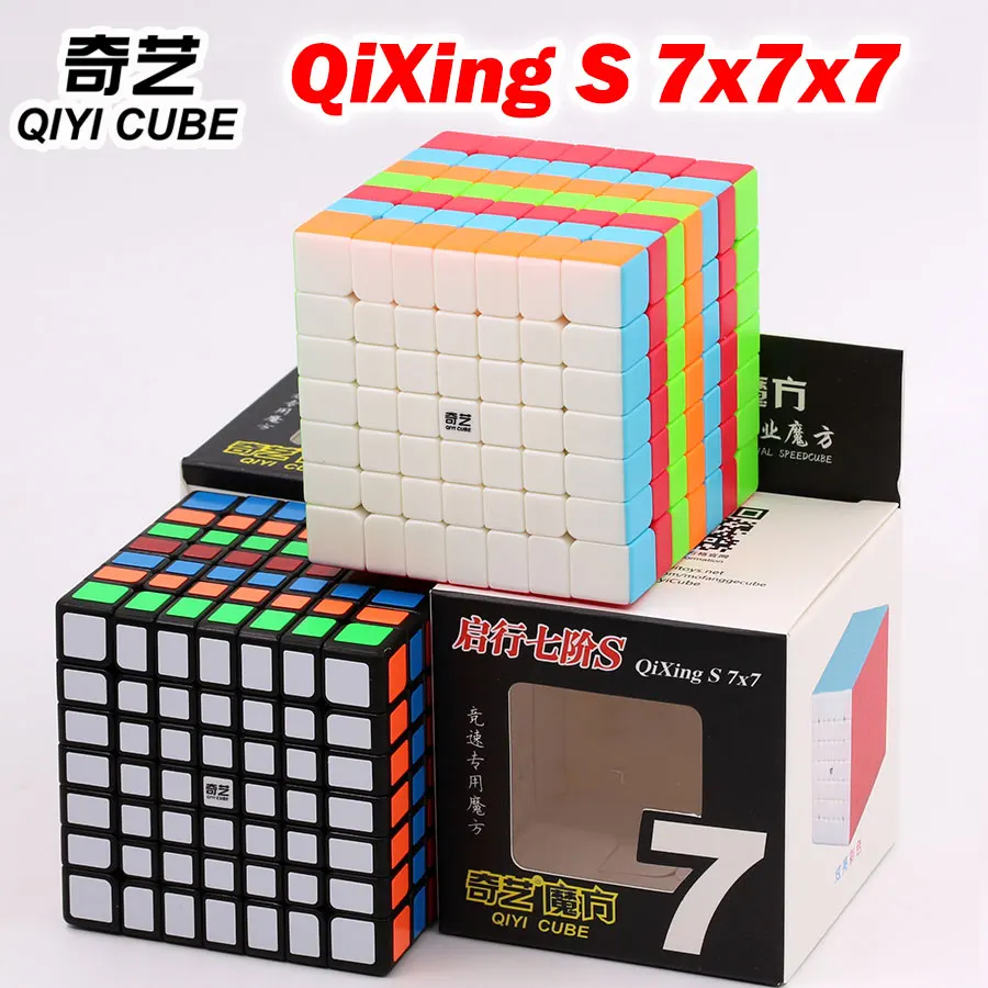 Tanie Puzzle magiczna kostka Qiyi kostka QiXing S 7x7x7 7*7*7 777 wysoki poziom twist mądrość zabawki prezent profesjonalna edukacyjna gra logiczna Z