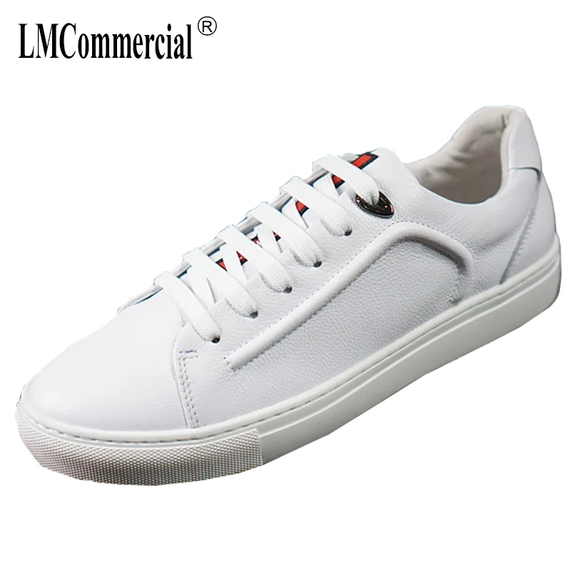 

spring autumn summer new men's Genuine Leather shoes all-match cowhide breathable sneaker fashion casual shoes men Leisure
