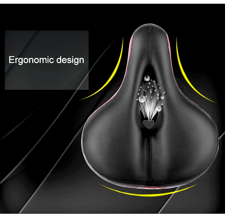 S21 высокая отражательная велосипед седло дышащий высокой эластичностью амортизация MTB горный велосипед седло Полые Подушки