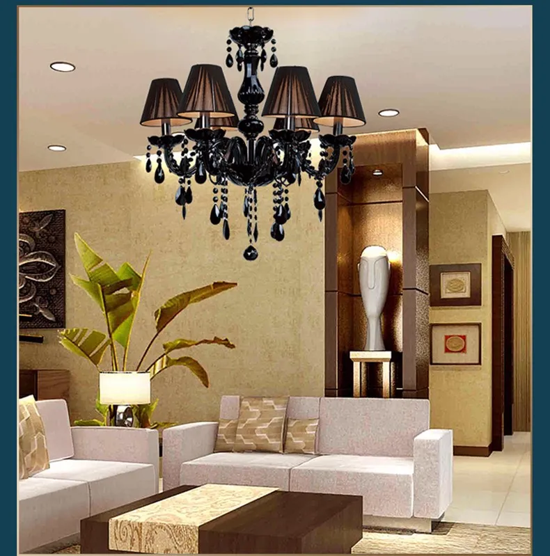 2016 New led crystal chandeliers for kitchen room Livingroom Bedroom Gray Color K9 crystal lustres de teto ceiling chandelier