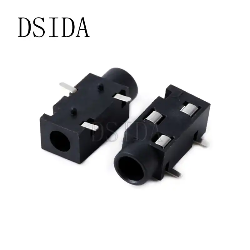 PJ320D 3.5MM Headphone Jack Socket Female Connector for Audio Video 3+1 4Pin SMD Audio Jack