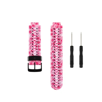 

(230H) Style-07 Silicone Replacement Band for Garmin Forerunner 230 / 235 / 235Lite / 220 / 620 /630 / 735XT Smart Watch Strap