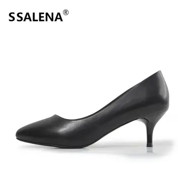 

Women High Heels Pointed Toe Pumps Ladies Elegant Office Work Pumps Female Shallow Slip-On Fashion OL Shoes AA60726