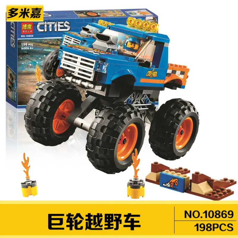 

Compatibie Legoings Grand Wheel Off-road Vehicle Building Blocks Kit Toy DIY Educational Children Christmas Birthday Gifts