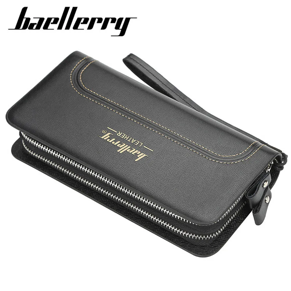 

2019 Baellerry Men Clutch Wallets Business Large hand bag multi-function large capacity High Quality Brand Male Purse