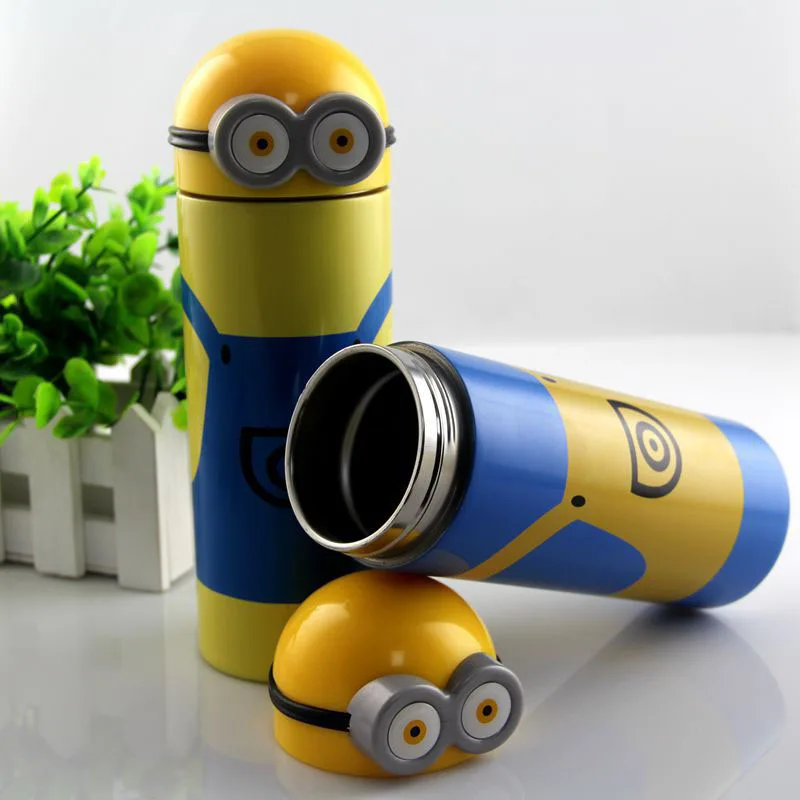 Factory Direct sales Cartoon Minion stainless steel my bottle thermos