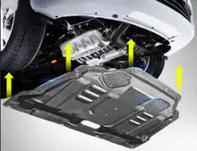 Special for Toyota 14 18 Vios plastic steel engine lower guard plate