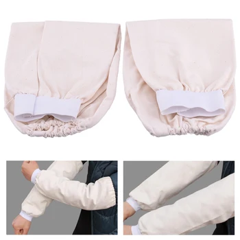 

LETAOSK 1 Pair 39cm Welding Arm Sleeves Flame Resistant Cotton Fabric Canvas Protection Protector 39x17cm