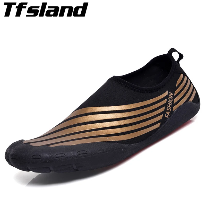 @1 Водные туфли Man Quick Drying Five Finger Aqua Shoes Плавание Водные туфли Летний пляжный серфинг Йо ★