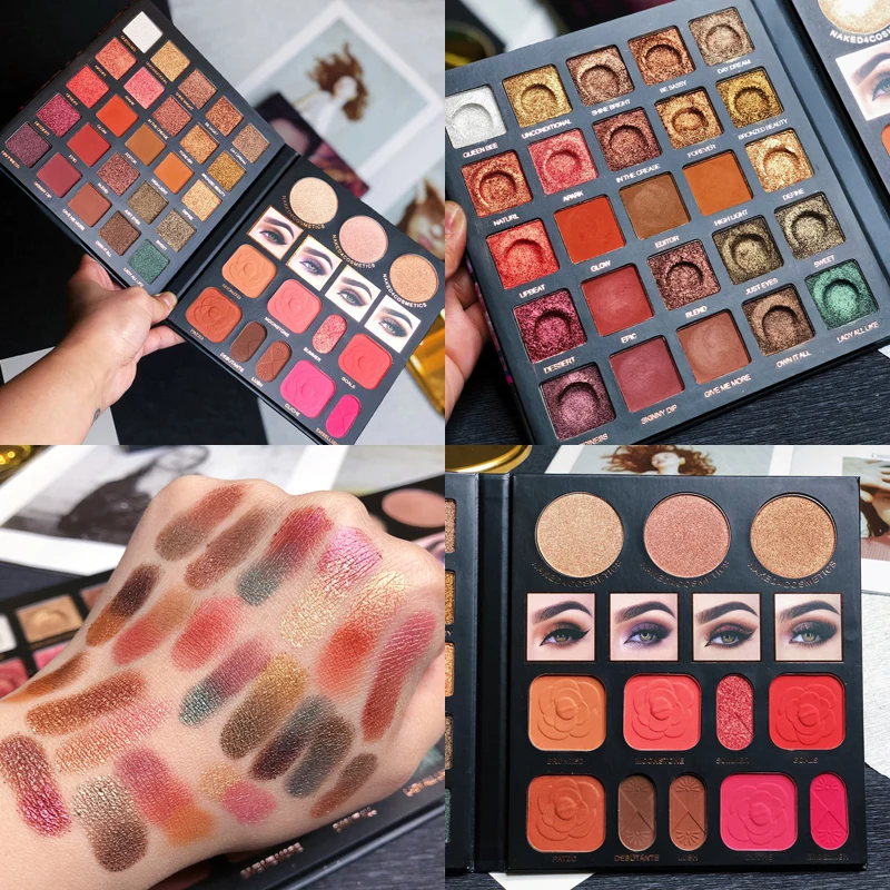

Makeup Eyeshadow Palette 37 Colors Eyeshadow Pallete Matte Glitter Shimmer Pigment Palette Highlighter Blusher Palette Eyeshadow
