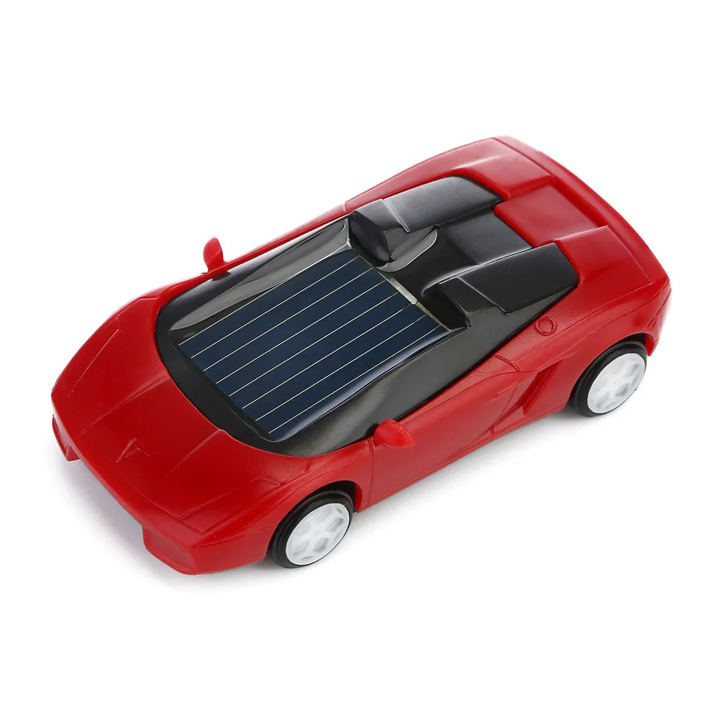 Солнечные игрушки автомобиль питание мини автомобиль гоночная игрушка для детей солнечной энергии образовательный гаджет подарок для детей#40 - Цвет: Red