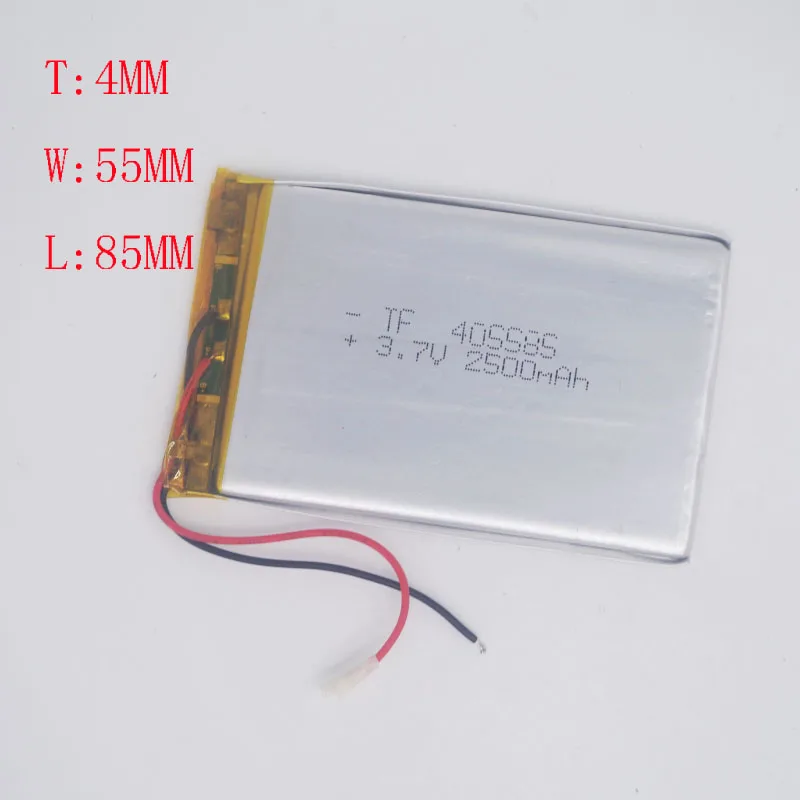 

3.7V Polymer Lithium Battery 405585 mp4 mp5 GPS Mobile Power tablet Battery