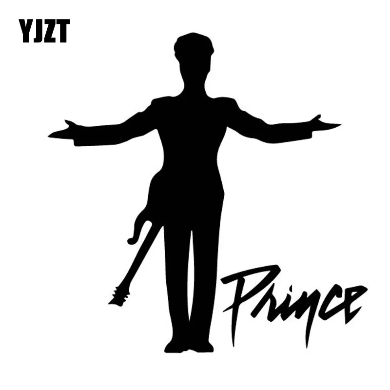 

YJZT 15.7CM*15.7CM Gentleman The Artist Famous American Singer Prince Vinly Decal Car Sticker Black/Silver C27-0531