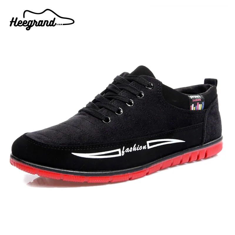 

HEE GRAND Men Casual Shoes Spring Autumn Comfortable Round Toe Lace-up Pattern Flat Footwear for Men XMR901