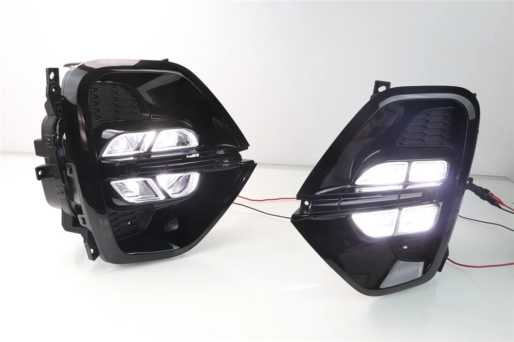 Car Flashing 2pcs LED For Kia sportage KX5 Daytime Running Light DRL LED Day Light Front Bumper Head Fog Lamp White