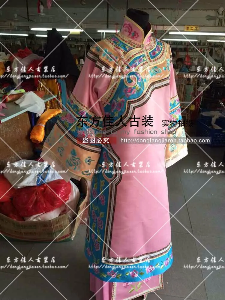 ТВ Play Monster Killer Wu Xin Fa Shi актриса такой же дизайн Розовая вышивка Qifu Qing Dynasty костюм принцессы