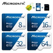 Совершенно новые высокоскоростные карты памяти класса 10 32 Гб 64 Гб micro sd карты TF карта cartao de memoria 8 Гб 16 Гб Microsd и подарок SD адаптер