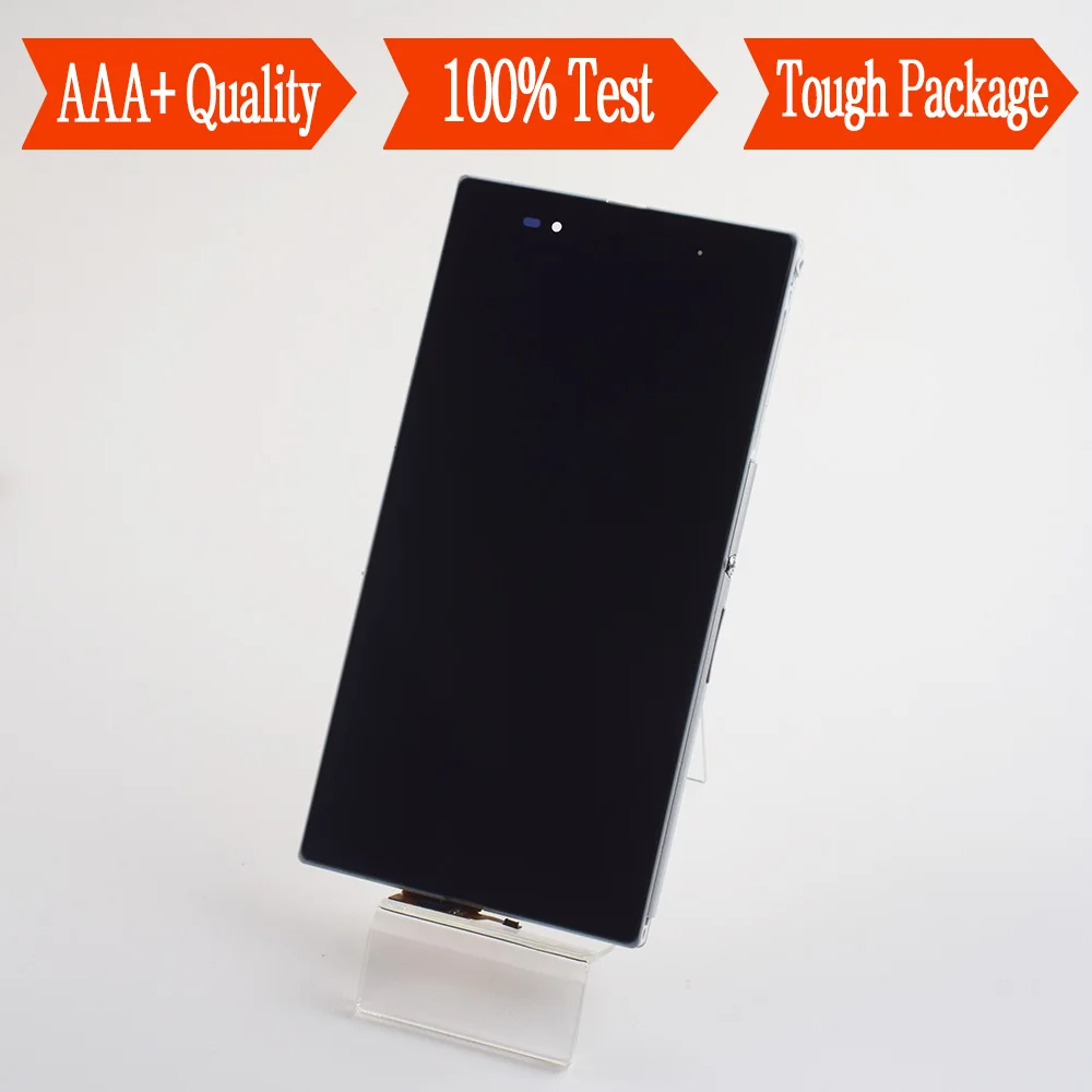 

For SONY Xperia Z Ultra XL39h XL39 C6833 Touch Screen Digitizer Sensor + LCD Display Monitor Assembly With Frame