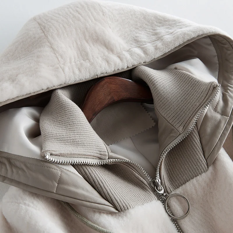 Conception De Chaud Phoenix Nouveau Mode Hiver Manteau Capuche Rice Longue Femmes Moderne Cisaillement Veste Fourrure Avec White Épais 80816e Réel 7xqfB4n5wx