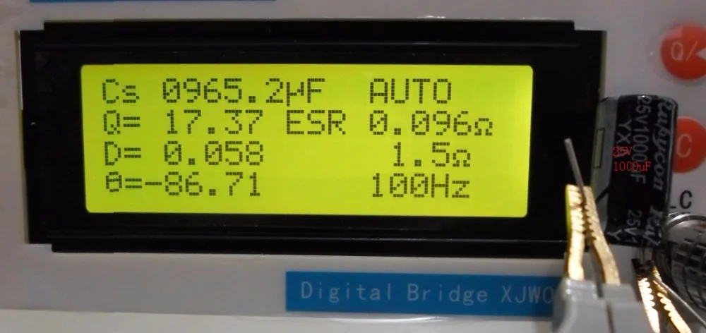 XJW01 digital bridge 0.3% LCR tester resistance, inductance, capacitance, ESR, finished product